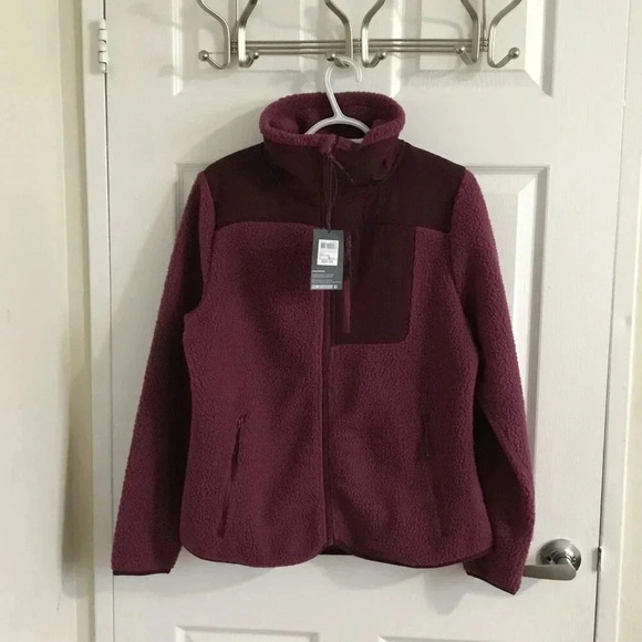 NWT McKINLEY Women's Malla Full Zip Fleece Top Red Jacket SZ L - Picture 2 of 7